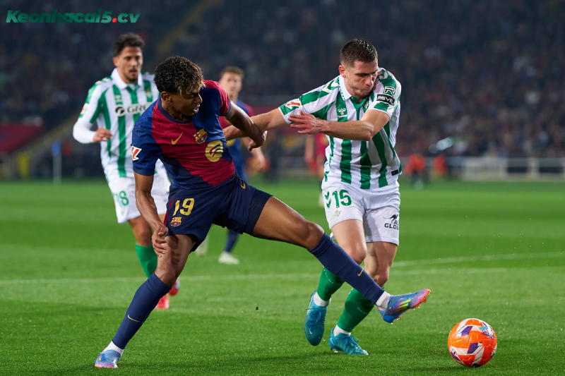 Đội hình dự kiến trước trận Betis vs Barcelona